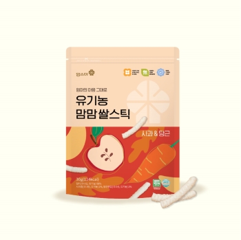 [맘스미]유기농 쌀스틱 사과당근
