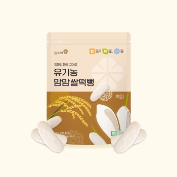 [맘스미]유기농 쌀떡뻥 백미