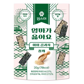 [맘스미] 엄마가 옳아요 아이김과자 (참깨/코코넛)